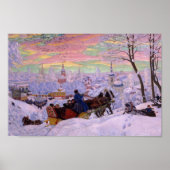 Winter Sleigh - Shrovetide Holiday Poster (Voorkant)