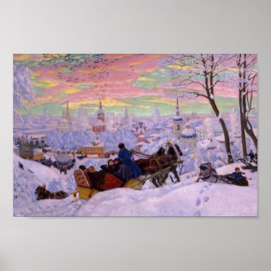 Winter Sleigh - Shrovetide Holiday Poster