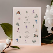 WINTER SLOPES  FEESTDAGENKAART