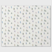 WINTER SLOPES Holiday Cadeaupapier (Vlak)