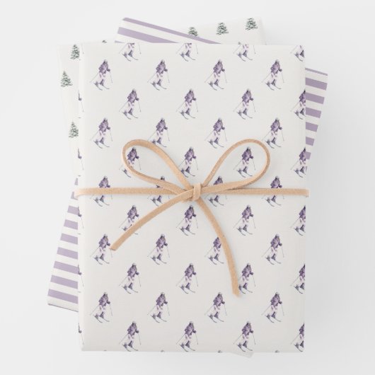 WINTER SLOPES Holiday Inpakpapier Vel (In situ)