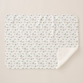 WINTER SLOPES Ski Pattern Sherpa Deken (Voorkant (horizontaal))