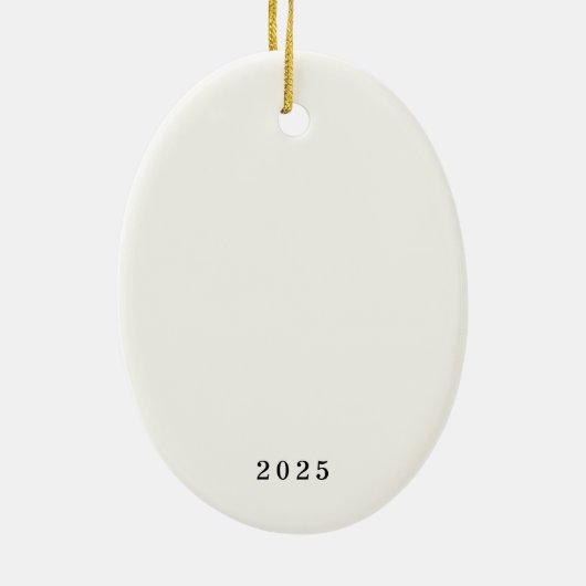 WINTER SLOPES Skier Keramisch Ornament (Achterkant)