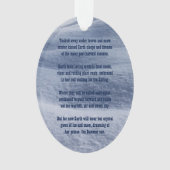 Winter Slumber Poetry Ornament (voorkant)