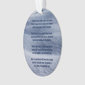 Winter Slumber Poetry Ornament (voorkant)