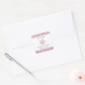 Winter Sneeuw Baby shower Stickers (Envelop)