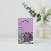 WINTER SNEEUW/BEAUTY MODE COSTUME DESIGNER VISITEKAARTJE (Staand voorkant)