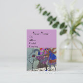 WINTER SNEEUW/BEAUTY MODE COSTUME DESIGNER VISITEKAARTJE (Staand voorkant)