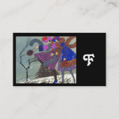 WINTER SNEEUW/BEAUTY MODE COSTUME DESIGNER VISITEKAARTJE (Achterkant)