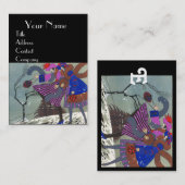 WINTER SNEEUW/BEAUTY MODE COSTUME DESIGNER VISITEKAARTJE (Voorkant / Achterkant)