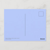 Winter Sneeuw Blauw Ijs Water Rimpelingen Lisdodde Briefkaart (Achterkant)