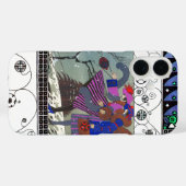 WINTER SNEEUW EN SWIRLS/MODE COSTUME DESIGNER Case-Mate iPhone CASE (Achterkant (horizontaal))