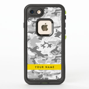 Winter Sneeuw Grijs Camouflage Je naam Personalise