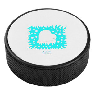 Winter Sneeuw Hart Hockey Puck
