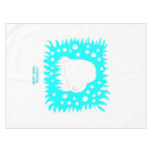 Winter Sneeuw Hart Tafelkleed (Voorkant (Horizontaal))