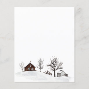 Winter Sneeuw Landschap Herten