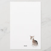 Winter Sneeuw Landschap Herten Briefpapier (Achterkant)