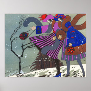 WINTER SNEEUW/MODE KOSTUME DESIGNER POSTER