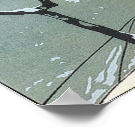 WINTER SNEEUW/MODE KOSTUME DESIGNER POSTER (Hoek)