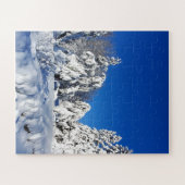 Winter Sneeuw Overdekte Bomen Puzzel (Horizontaal)