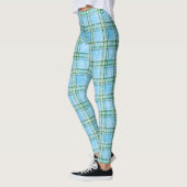 Winter Sneeuw Plaid Tartan Design Leggings (Links)