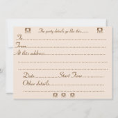 Winter Sneeuw Scène Fotografische Kerstmis Kaart (Achterkant)