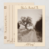 Winter Sneeuw Scène Origineel Fotografisch Kaart (Voorkant / Achterkant)