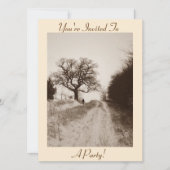 Winter Sneeuw Scène Origineel Fotografisch Kaart (Voorkant)