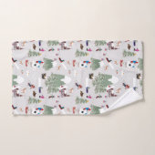 Winter Sneeuw Skiën Mountain Skigebieden Landschap Bad Handdoek (Handdoek)