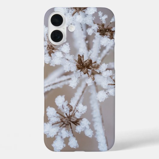 Winter Sneeuw sprankelend zwart en wit Case-Mate iPhone Case (Achterkant)