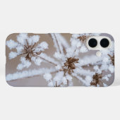 Winter Sneeuw sprankelend zwart en wit Case-Mate iPhone Case (Achterkant (horizontaal))