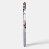 Winter Sneeuw sprankelend zwart en wit Case-Mate iPhone Case (Achterkant / Links)