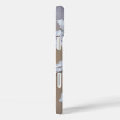 Winter Sneeuw sprankelend zwart en wit Case-Mate iPhone Case (Achterkant / Rechts)