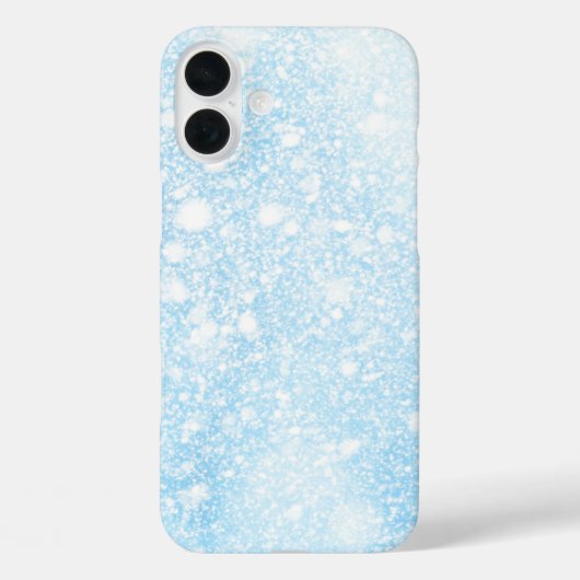 Winter Sneeuw sprankelend zwart en wit Case-Mate iPhone Case (Achterkant)