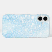 Winter Sneeuw sprankelend zwart en wit Case-Mate iPhone Case (Achterkant (horizontaal))