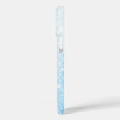 Winter Sneeuw sprankelend zwart en wit Case-Mate iPhone Case (Achterkant / Links)