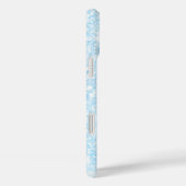 Winter Sneeuw sprankelend zwart en wit Case-Mate iPhone Case (Achterkant / Rechts)