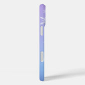 Winter Sneeuw sprankelend zwart en wit Case-Mate iPhone Case (Achterkant / Rechts)