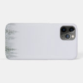 Winter Sneeuw sprankelend zwart en wit Case-Mate iPhone Case (Achterkant (horizontaal))