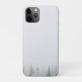 Winter Sneeuw sprankelend zwart en wit Case-Mate iPhone Case (Achterkant)