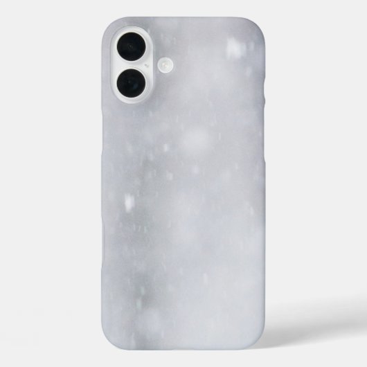 Winter Sneeuw sprankelend zwart en wit Case-Mate iPhone Case (Achterkant)