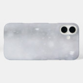 Winter Sneeuw sprankelend zwart en wit Case-Mate iPhone Case (Achterkant (horizontaal))