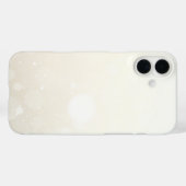 Winter Sneeuw sprankelend zwart en wit Case-Mate iPhone Case (Achterkant (horizontaal))