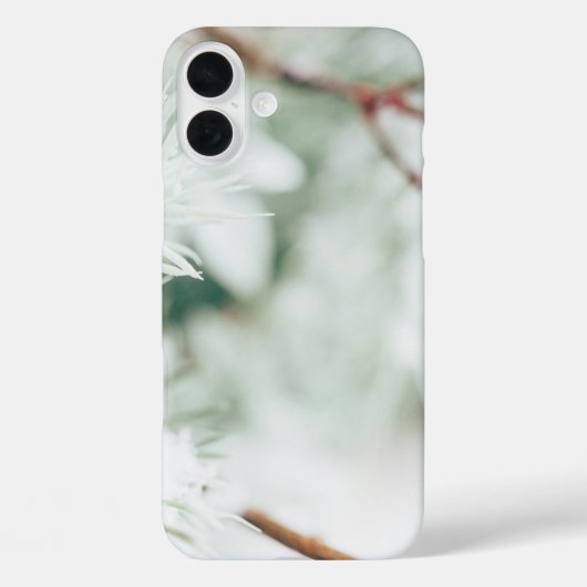 Winter Sneeuw sprankelend zwart en wit Case-Mate iPhone Case (Achterkant)