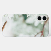 Winter Sneeuw sprankelend zwart en wit Case-Mate iPhone Case (Achterkant (horizontaal))