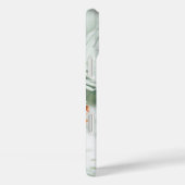 Winter Sneeuw sprankelend zwart en wit Case-Mate iPhone Case (Achterkant / Rechts)