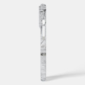 Winter Sneeuw sprankelend zwart en wit Case-Mate iPhone Case (Achterkant / Links)