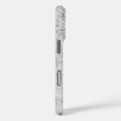 Winter Sneeuw sprankelend zwart en wit Case-Mate iPhone Case (Achterkant / Rechts)