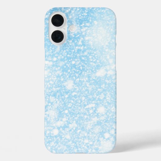 Winter Sneeuw sprankelend zwart en wit Case-Mate iPhone Case (Achterkant)