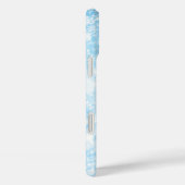 Winter Sneeuw sprankelend zwart en wit Case-Mate iPhone Case (Achterkant / Rechts)